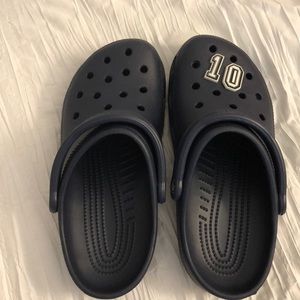 Navy Blue Crocs